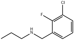 [(3-Chloro-2-fluorophenyl)methyl](propyl)amine 구조식 이미지