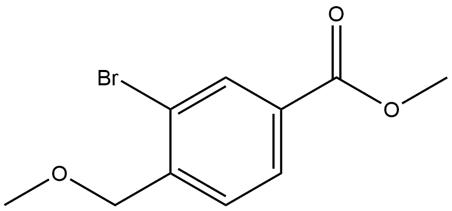 Methyl 3-bromo-4-(methoxymethyl)benzoate Structure