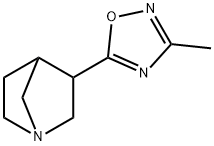 3-(3-methyl-1,2,4-oxadiazol-5-yl)-1-azabicyclo[2.2. 1]heptane 구조식 이미지