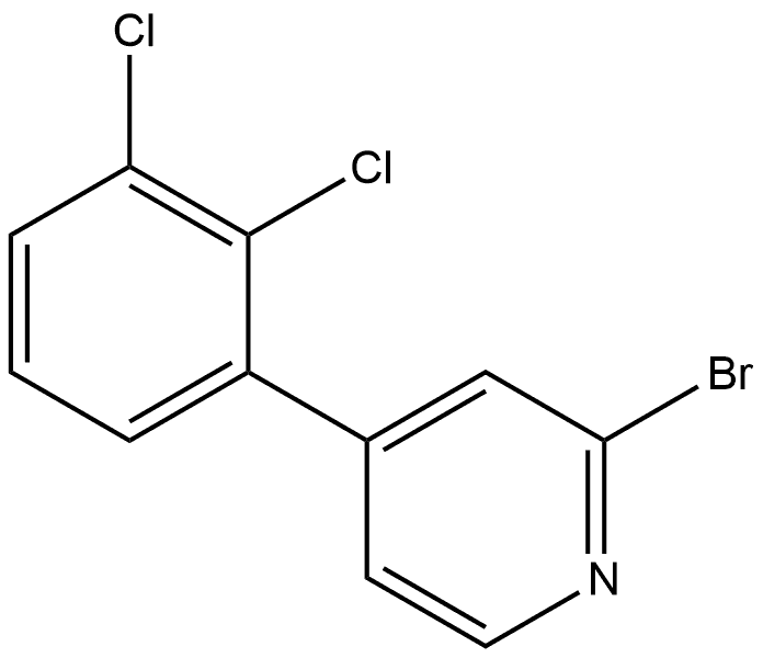 2-Bromo-4-(2,3-dichlorophenyl)pyridine Structure