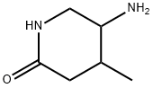 2-Piperidinone, 5-amino-4-methyl- Structure