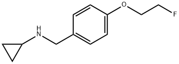 Benzenemethanamine, N-?cyclopropyl-?4-?(2-?fluoroethoxy)?- Structure