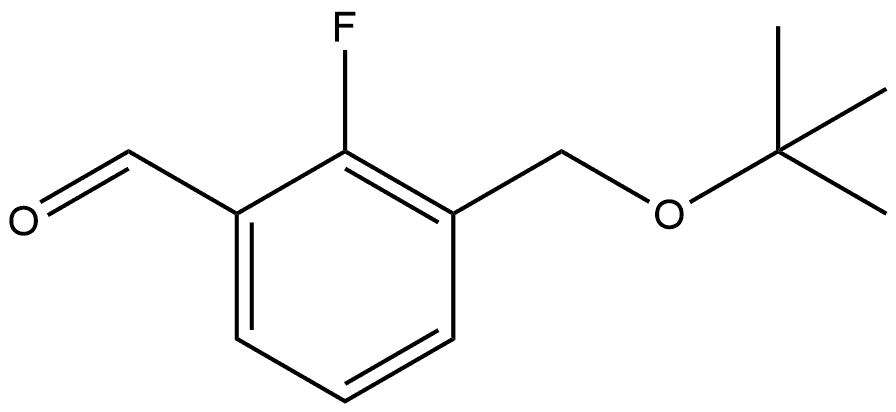 3-(tert-butoxymethyl)-2-fluorobenzaldehyde Structure