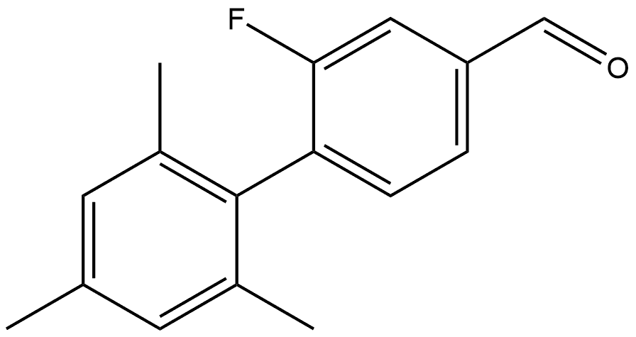 2-Fluoro-2',4',6'-trimethyl[1,1'-biphenyl]-4-carboxaldehyde Structure