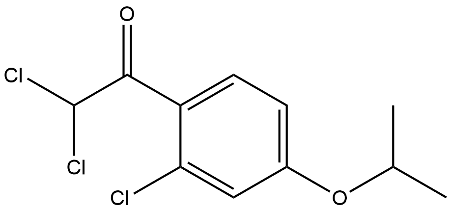 2,2-dichloro-1-(2-chloro-4-isopropoxyphenyl)ethanone Structure