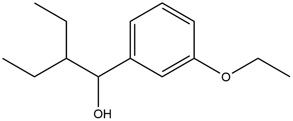 3-Ethoxy-α-(1-ethylpropyl)benzenemethanol Structure