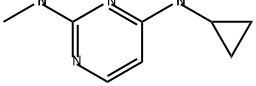 N4-cyclopropyl-N2-methylpyrimidine-2,4-diamine Structure