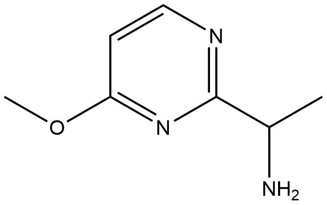 1-(4-methoxypyrimidin-2-yl)ethan-1-amine Structure