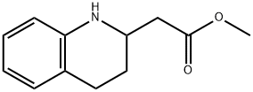 2-Quinolineacetic acid, 1,2,3,4-tetrahydro-, methyl ester Structure