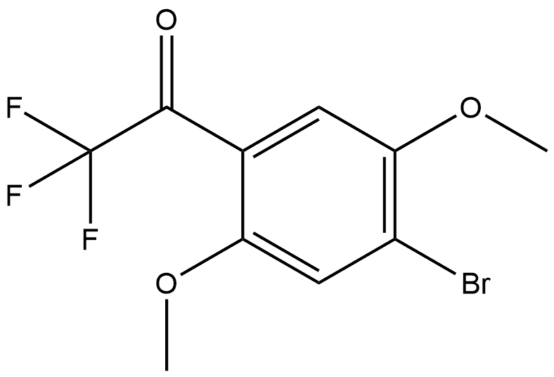 1-(4-Bromo-2,5-dimethoxyphenyl)-2,2,2-trifluoroethanone Structure