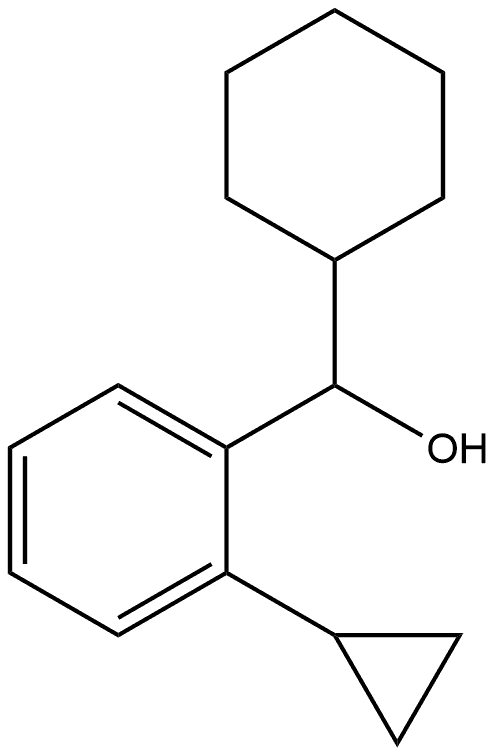 α-Cyclohexyl-2-cyclopropylbenzenemethanol Structure