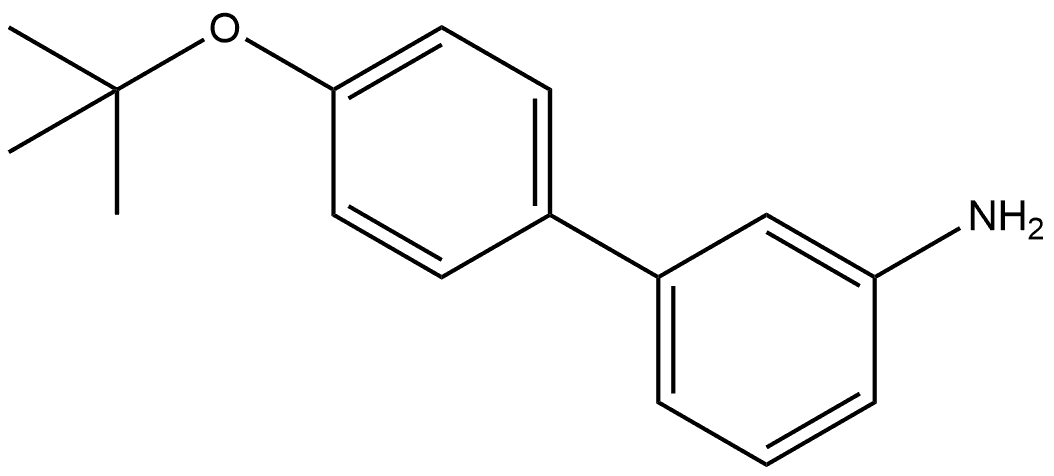 4'-(1,1-Dimethylethoxy)[1,1'-biphenyl]-3-amine Structure