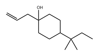 1-Allyl-4-(tert-pentyl)cyclohexan-1-ol Structure