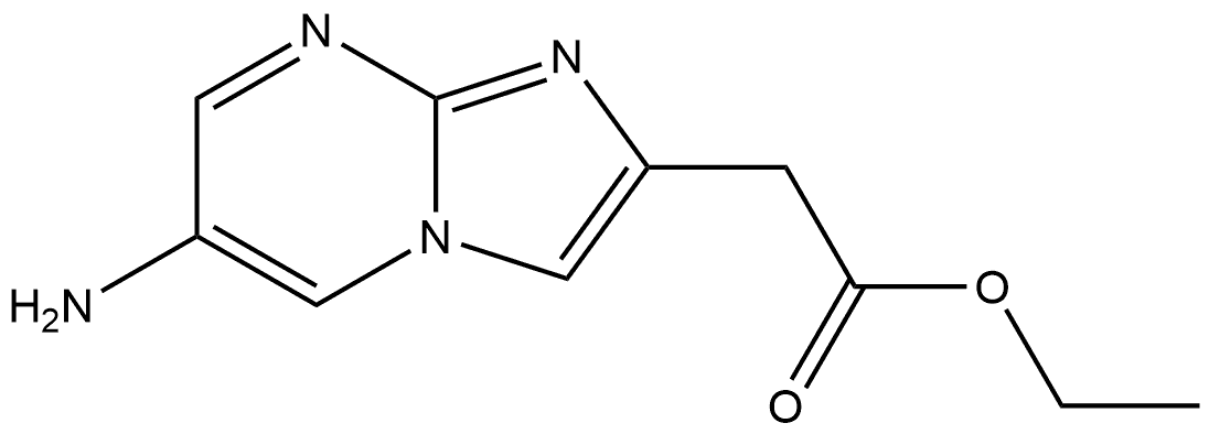 ethyl 2-(6-aminoimidazo[1,2-a]pyrimidin-2-yl)acetate Structure