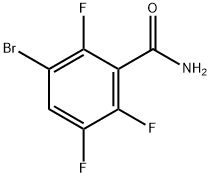 3-Bromo-2,5,6-trifluorobenzamide Structure