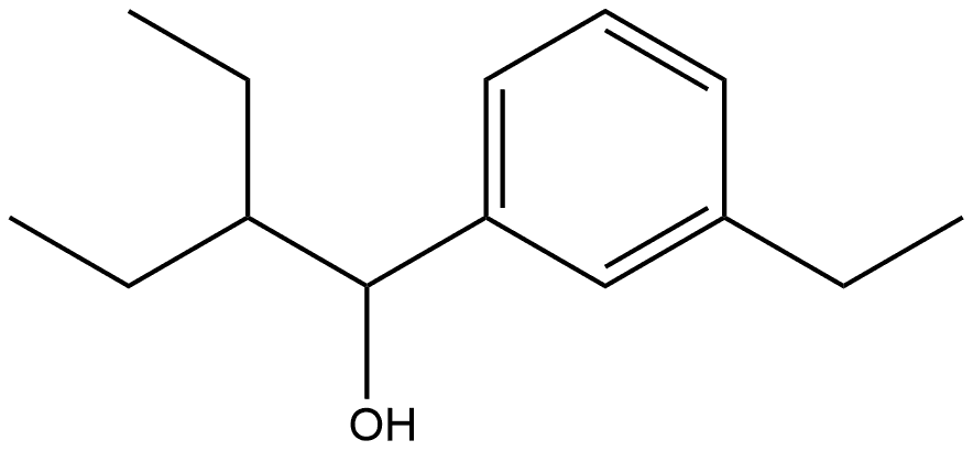 3-Ethyl-α-(1-ethylpropyl)benzenemethanol Structure