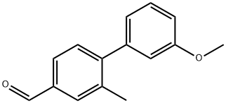 3'-Methoxy-2-methyl-[1,1'-biphenyl]-4-carbaldehyde Structure