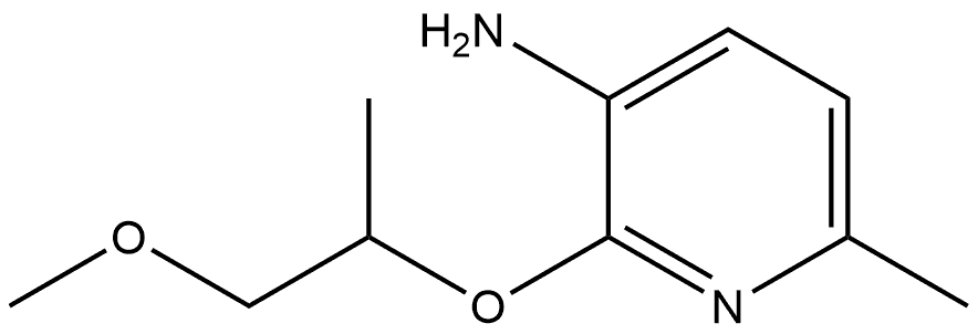 2-(2-Methoxy-1-methylethoxy)-6-methyl-3-pyridinamine Structure