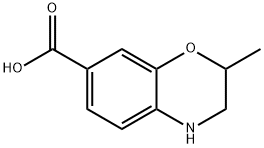 2-methyl-3,4-dihydro-2H-1,4-benzoxazine-7-carbo xylic acid Structure