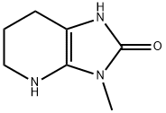 3-Methyl-4,5,6,7-tetrahydro-1H-imidazo[4,5-b]pyridin-2(3H)-one Structure