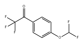 1-(4-(Difluoromethoxy)phenyl)-2,2,2-trifluoroethan-1-one Structure