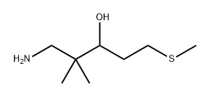 1-Amino-2,2-dimethyl-5-(methylthio)pentan-3-ol Structure