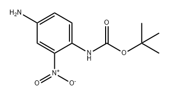 Carbamic acid, N-(4-amino-2-nitrophenyl)-, 1,1-dimethylethyl ester Structure