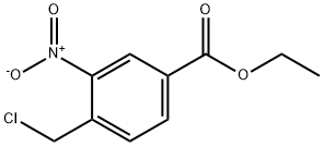 Benzoic acid, 4-(chloromethyl)-3-nitro-, ethyl ester Structure