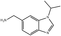 1H-Benzimidazole-6-methanamine, 1-(1-methylethyl)- 구조식 이미지