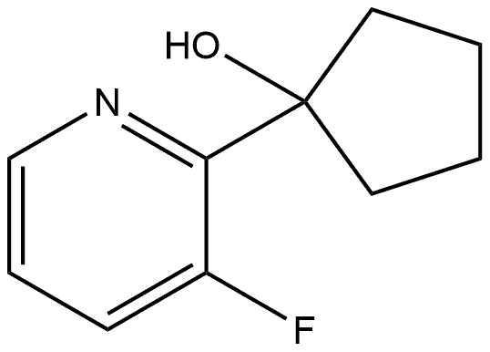 1-(3-Fluoro-2-pyridinyl)cyclopentanol Structure