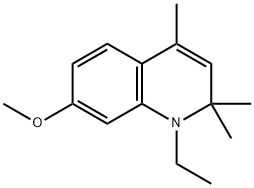 Quinoline, 1-ethyl-1,2-dihydro-7-methoxy-2,2,4-trimethyl- 구조식 이미지