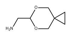 5,7-Dioxaspiro[2.5]octane-6-methanamine Structure