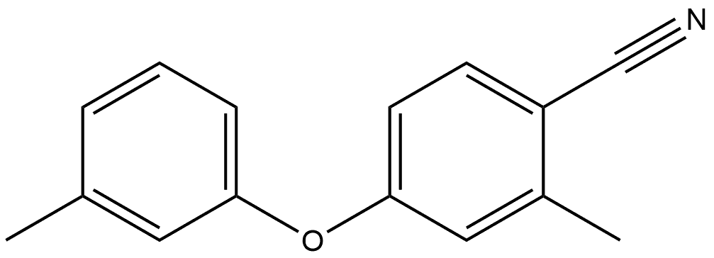 2-Methyl-4-(3-methylphenoxy)benzonitrile Structure