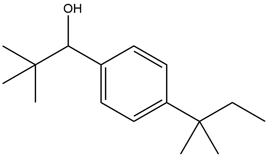 2,2-dimethyl-1-(4-(tert-pentyl)phenyl)propan-1-ol Structure