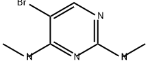 5-bromo-N2,N4-dimethylpyrimidine-2,4-diamine 구조식 이미지