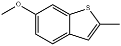 Benzo[b]thiophene, 6-methoxy-2-methyl- Structure