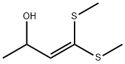 3-Buten-2-ol, 4,4-bis(methylthio)- Structure