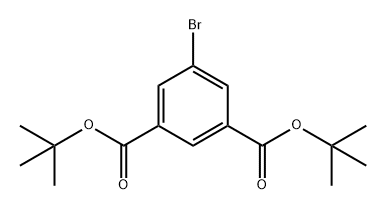 1,3-Benzenedicarboxylic acid, 5-bromo-, 1,3-bis(1,1-dimethylethyl) ester Structure