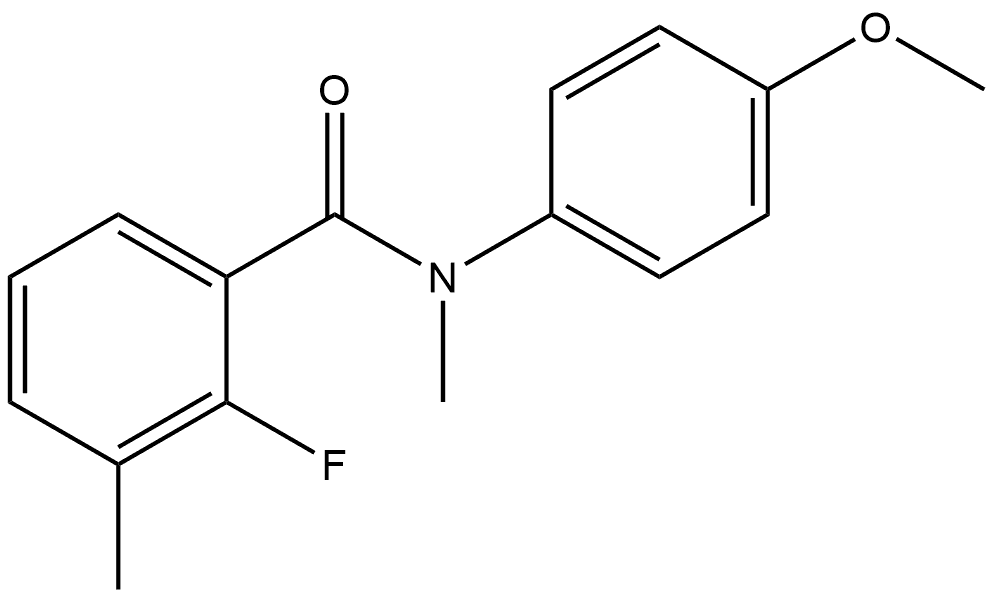 2-Fluoro-N-(4-methoxyphenyl)-N,3-dimethylbenzamide Structure