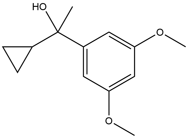 α-Cyclopropyl-3,5-dimethoxy-α-methylbenzenemethanol Structure