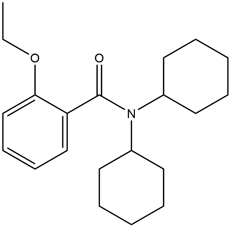 N,N-Dicyclohexyl-2-ethoxybenzamide Structure