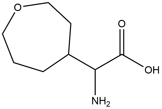 2-amino-2-(oxepan-4-yl)acetic acid Structure