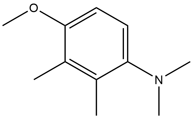 4-Methoxy-N,N,2,3-tetramethylbenzenamine Structure