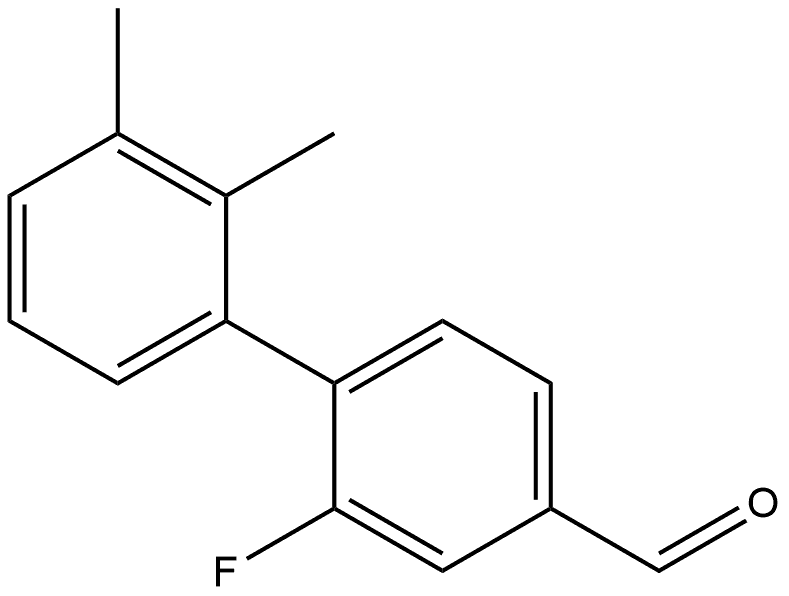 2-Fluoro-2',3'-dimethyl[1,1'-biphenyl]-4-carboxaldehyde Structure