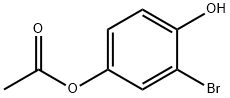 1,4-Benzenediol, 2-bromo-, 4-acetate 구조식 이미지