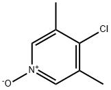 Pyridine, 4-chloro-3,5-dimethyl-, 1-oxide Structure