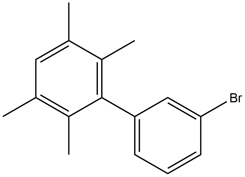 3'-Bromo-2,3,5,6-tetramethyl-1,1'-biphenyl Structure