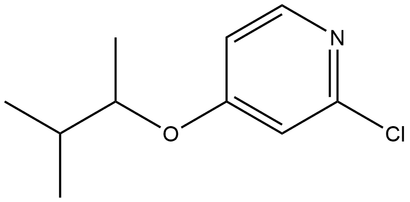 2-Chloro-4-(1,2-dimethylpropoxy)pyridine Structure