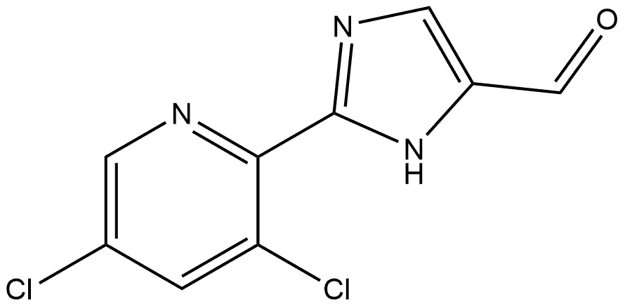 2-(3,5-Dichloro-2-pyridyl)imidazole-5-carbaldehyde Structure