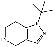 1H-Pyrazolo[4,3-c]pyridine, 1-(1,1-dimethylethyl)-4,5,6,7-tetrahydro- Structure